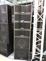 Caisson de basses passif haute efficacité de 18 pouces avec bobine vocale de 4 pouces, 600 W RMS, 103 dB, impédance de 8 ohms pour sonorisation en direct - LA0818BV