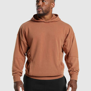 Sweat à capuche en coton brodé pour hommes Design surdimensionné d'hiver avec logo 3D sweats à capuche pour hommes - Product Image 6