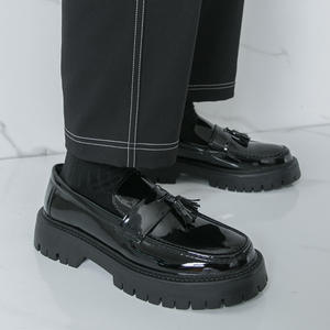 Chaussures Oxford en cuir de vache véritable avec semelle antidérapante et doublure respirante, chaussures de ville pour hommes - Product Image 5