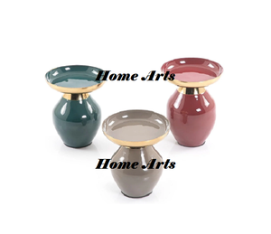 Bougeoir de couleur argent au design avantageux avec bougie chauffe-plat en aluminium de la plus grande qualité par Home Arts - Product Image 2