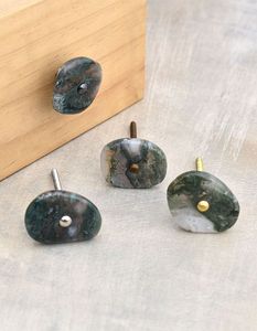 European Set Natural Agate Stone Drawer Cabinet <b>Knobs</b> <b>for</b> Kitchen <b>Dresser</b> Wardrobe Home Bar <b>for</b> Bedroom Living Room Furniture - Product Image 4