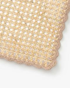 Mantel individual de caña de ratán Productos ecológicos Hecho en Vietnam Decoración de mesa Mantel individual tejido Venta al por mayor Moderno - Product Image 2