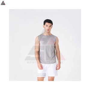 บริการ OEM เสื้อกล้ามผู้ชายคุณภาพสูงสำหรับฤดูร้อน ผลิตจากผ้าฝ้าย/ใยไผ่ ถักทออย่างดี ระบายอากาศได้ดี สวมใส่สบาย คอกลม ไซส์ใหญ่พิเศษ น้ำหนัก 220 กรัม ปรับแต่งได้ - Product Image 6