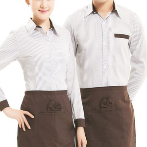 Uniformes de restaurante de camarera de recepcionistas de uso a largo plazo de marca de etiquetado privado más vendidos para ropa de trabajo de personal masculino y femenino - Product Image 5