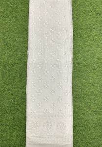 ผ้าจอร์เจียแท้ปัก100% ผ้าโพลีเอสเตอร์สำหรับเด็กผู้หญิงสไตล์เรียบๆ Kurti lahenga ชุดทำงาน - Product Image 3