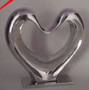 Escultura decorativa con acabado de plata más vendida de 2025 para sala de estar - Product Image 5