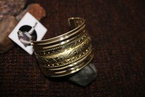 Brass <b>Engraved</b> Brass Cuff <b>Bracelet</b> Cuff <b>Bracelet</b> <b>Engraved</b> <b>Men</b> Rings Ear Cuff Jewelry Ladies Woven From Tradnary - Product Image 3