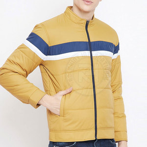 Chaqueta Acolchada de Invierno Personalizada con Cuello Alto, Logotipo Frontal, Resistente al Viento, Impermeable, Transpirable, de Secado Rápido, Ropa Exterior de Alta Calidad para Hombre - Product Image 3