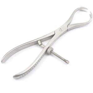 Fórceps de sujeción de hueso ortopédico autocentrante Fórceps Verbrugge con herramienta de acero manual de bloqueo de velocidad - Product Image 1