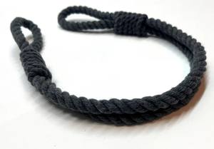 Sujetadores de Cortinas, Gris Oscuro, Algodón, Hechos a Mano, Estilo Moderno - Product Image 3