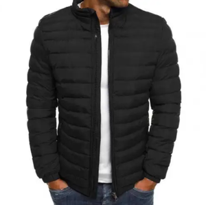 Veste d'hiver lourde avec poches à fermeture à glissière à col montant-Nouveau design de veste en tissu de laine chaude et décontractée de haute qualité - Product Image 5