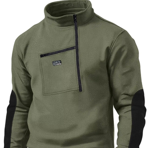 Vente en gros de chemises pour hommes de qualité supérieure sweat-shirt décontracté et respirant pour hommes conception personnalisée sweats à fermeture éclair - Product Image 6
