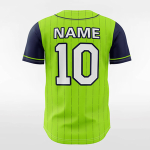 เสื้อเบสบอลผู้ชายแบบแห้งเร็ว ผ้าโพลีเอสเตอร์ 100% ปักลายแบบ Sublimation Tackle Twill โลโก้แบบกำหนดเอง ดีไซน์ใหม่ - Product Image 2