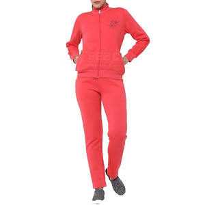 ชุดวอร์มผู้หญิงแบบมีฮู้ด ผ้าฝ้าย 100% สีพื้น 2 ชิ้น ระบายอากาศ แห้งเร็ว สำหรับฤดูหนาว รุ่นใหม่ล่าสุดปี 2025 - Product Image 2