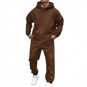 Wholesale Rate Men's Winter Printed Tracksuit Pullover <b>Hoodies</b> Training Jogger Sets Sport Wear Sweat Suits Casual Design New - Product Image 6
