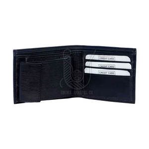 High Quality Genuine Leather Men's <b>Card</b> <b>Holder</b> <b>Wallet</b> Open Closure Waterproof Soft Coat Design - Product Image 5