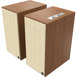 Wholesale The Nines 2-Way Active <b>Wireless</b> Bookshelf <b>Speakers</b> (Walnut, Pair) - Product Image 1