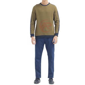 Service OEM disponible – Sweat-shirt doublé polaire pour homme, anti-plis, grande taille, chaud pour l'hiver, 100 % coton biologique, écologique - Product Image 1