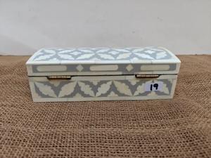 Handmade Grey Bone Inlay Moroccan Decor <b>Box</b> Wood <b>Floral</b> Table Decor Coffee Table <b>Box</b> Storage Jewelry - Product Image 5