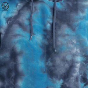 OEM Pull personnalisé Tie-Dye Design Sweat à capuche pour hommes Motif solide 100% coton Saison d'hiver avec différentes couleurs - Product Image 4