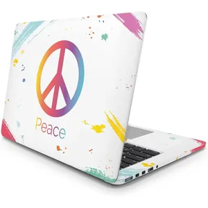 Juego de pegatinas para portátil 3 en 1, pegatina de papel decorativa de PVC con signo de la paz colorido para decoración del hogar - Product Image 2