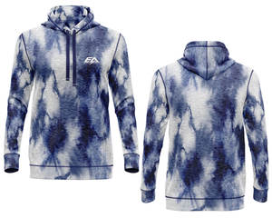 Vente en gros 100% coton sweat à capuche personnalisé pour hommes haute qualité Tie Dye fermeture éclair avec techniques brodées imprimé sur mesure pour l'hiver - Product Image 1