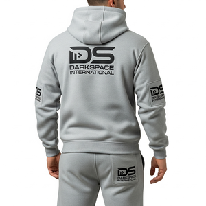 Meilleure vente Nouvelle arrivée Style Hommes Survêtement Haute Qualité Sérigraphié Solide Motif Survêtement Ensembles À Capuche Personnalisable - Product Image 2