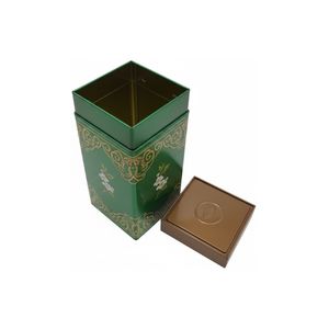 Contenedor Rectangular de Hojalata para Té de Alta Calidad al por Mayor |   Caja de Almacenamiento y Empaque de Metal de Grado Alimenticio - Product Image 2