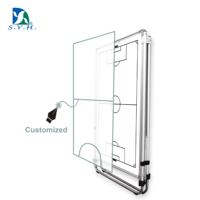 Pizarra Magnética Táctica Plegable y Ajustable Portátil SYH, Flip Chart de 176 cm con Marco de Aluminio, Equipo Deportivo para Campo