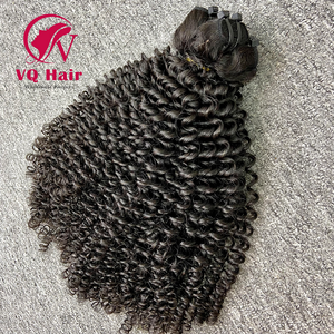 Haute Qualité Permed Profonde Bouclée Bundles Vierge Vietnamien Cheveux Humains Machine Double Trame pour Toutes Les Couleurs Vendeurs Perruque pour Noir - Product Image 4