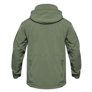 Chaqueta acolchada Softshell unisex de alta calidad al por mayor chaleco personalizado con capucha desmontable talla 5XL algodón talla grande - Product Image 2