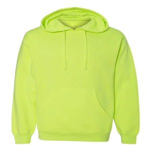 Pull à capuche pour hommes avec logo personnalisé 500GSM coton éponge française sans ficelle sweat à capuche lourd sweats à capuche vierges à impression bouffante surdimensionnés - Product Image 2