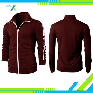 Chaqueta Deportiva de Punto para Hombre, Estilo Informal, Ajustada, Estampada, 100% Algodón, Secado Rápido, Ligera, con Cierre y Manga Larga - Product Image 2