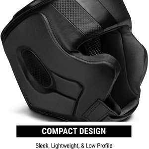Protège-tête de boxe professionnel avec fonctionnalités personnalisées Casque de protection noir de haute qualité Boxe MMA Kickboxing Sparring - Product Image 3