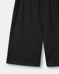 Short de sport noir pour homme-Short noir à cordon de serrage en coton mélangé de qualité supérieure pour toutes les activités - Product Image 4