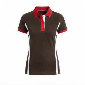 Camiseta Casual de Mujer de la Mejor Calidad, Tejida, 100% Poliéster, para Verano, de Secado Rápido, Servicio OEM, Precio Razonable, Manga Corta - Product Image 3