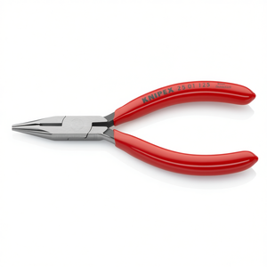 Pince coupante latérale à bec effilé Knipex, tête atraînementée noire, poignées polies, revêtement plastique, pince radio. - Product Image 2