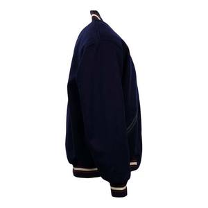 Top Trends OEM Fabricante de calidad superior Chenille bordado hombres Universidad cuero manga Universidad chaqueta de béisbol para los hombres - Product Image 4