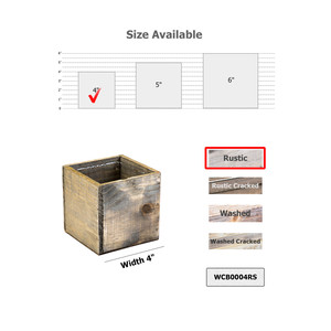 WCB0004RS - Jardinera de Madera Rústica - 4 - Product Image 2
