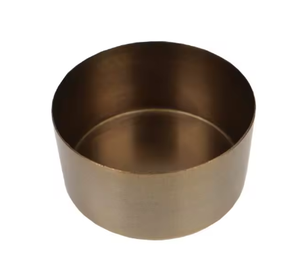 Portavelas de hierro hecho a mano con acabado cepillado, portátil, ecológico, duradero para el hogar, boda, Navidad - Product Image 1