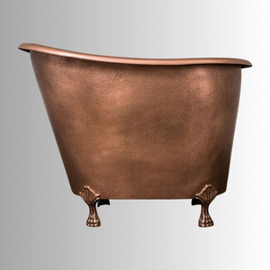 Wholesale Custom Size 5-Star Hotel Luxury Villa Bathroom Project Freestanding Handmade Hammered Copper Clawfoot <b>Bathtub</b> Luxury. - Product Image 4