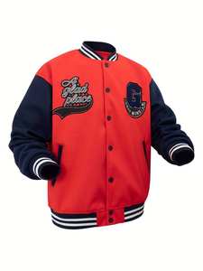 Offre Spéciale hommes blouson aviateur grande taille laine étudiants école imperméable personnalisé Chenille Patch collège université veste basket-ball - Product Image 2