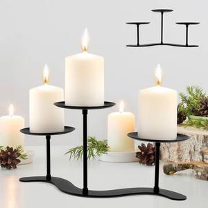 Vente chaude Porte-bougie en métal de style antique pour bougie pilier Décoration d'intérieur classique et utilisation comme centre de table de mariage provenant d'un fournisseur indien - Product Image 1