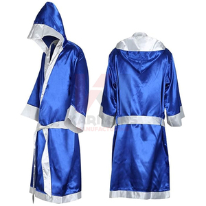 <b>Womens</b> Champion <b>Boxer</b> Costume Adult Hooded Robe with Matching Vest Shorts Knockout Halloween Cosplay Outfit - Product Image 2