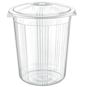 ถังพลาสติก35L เก็บอาหารขนาดกลางพร้อมฝาปิดภาชนะพลาสติกสุญญากาศสำหรับเก็บธัญพืชและถั่วสำหรับห้องครัว - Product Image 6