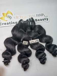 Venta al por mayor de alta calidad de la onda del cuerpo vietnamita virgen cutícula alineados paquetes de cabello de trama doble extensiones de cabello humano en bruto de color - Product Image 3