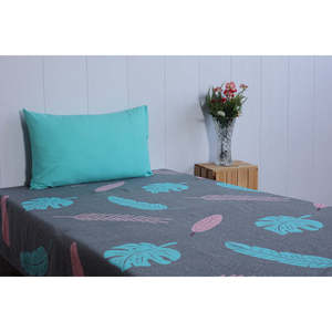 ชุดผ้าปูที่นอนและปลอกหมอนบลูฮาวาย - Product Image 1