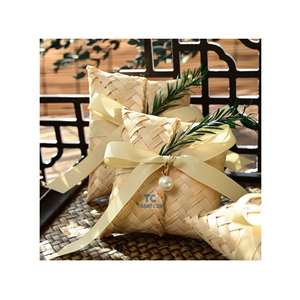 Meilleures ventes Nouveau design Coloré Vente en gros Portefeuille en bambou naturel pour femmes Panier à riz en bambou Rangement en bambou - Product Image 2