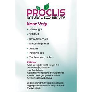 ชุดน้ำมันหอมระเหยเปปเปอร์มินต์บริสุทธิ์ 100% 2 ชิ้น ขนาด 2x10 มล. ผลิตในตุรกี - Product Image 1