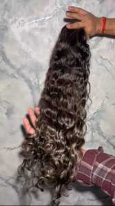 Haute vente 2025 rebondissant bouclé HD dentelle perruque couleur naturelle sans enchevêtrement cuticules alignés indien humain brut unique donneur cheveux perruque - Product Image 3